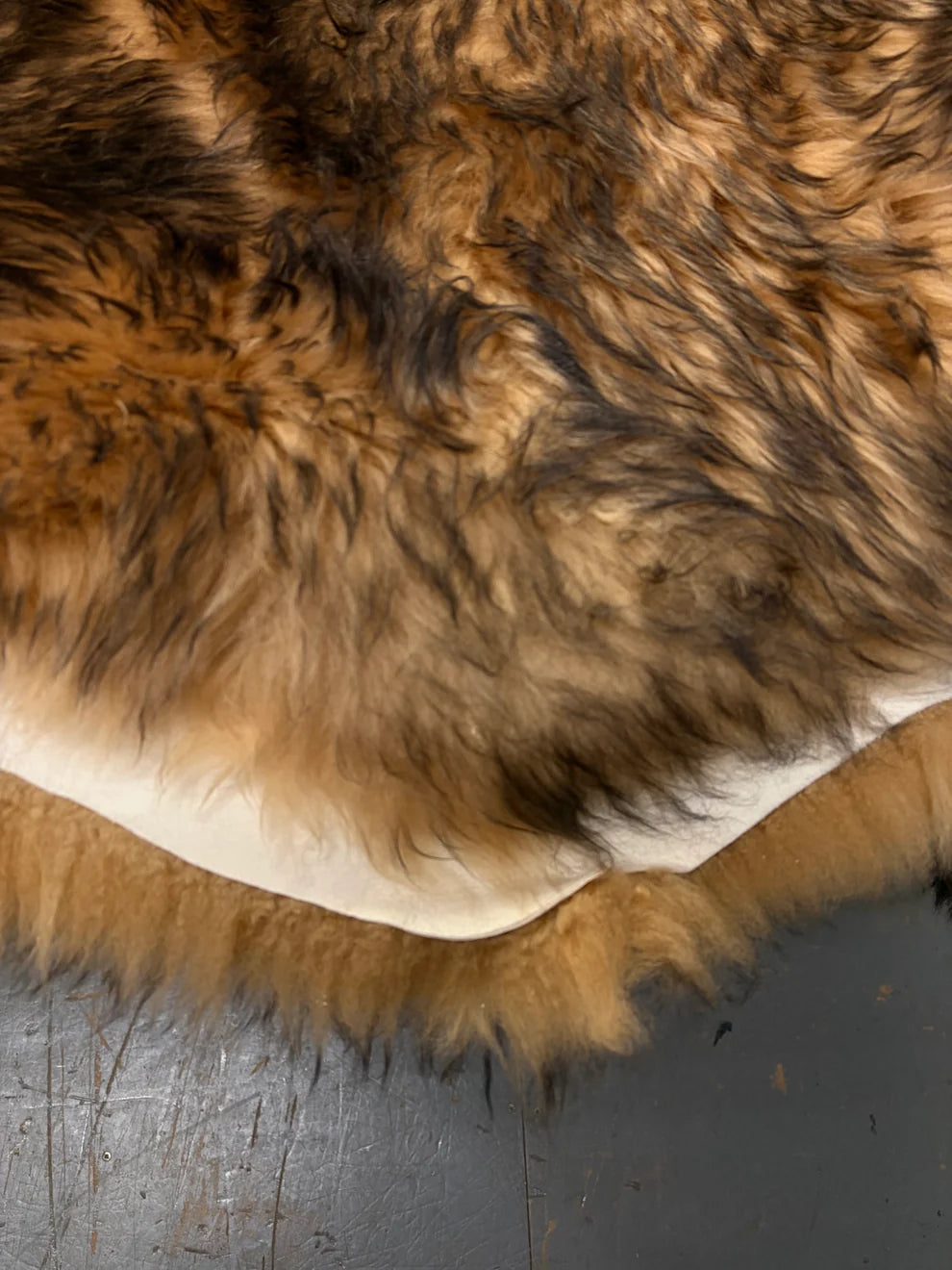 New Zealand Light Red Fox Sheepskin Rug & Throw