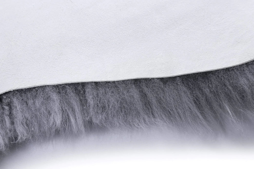 New Zealand Grey Sheepskin Rug & Throw