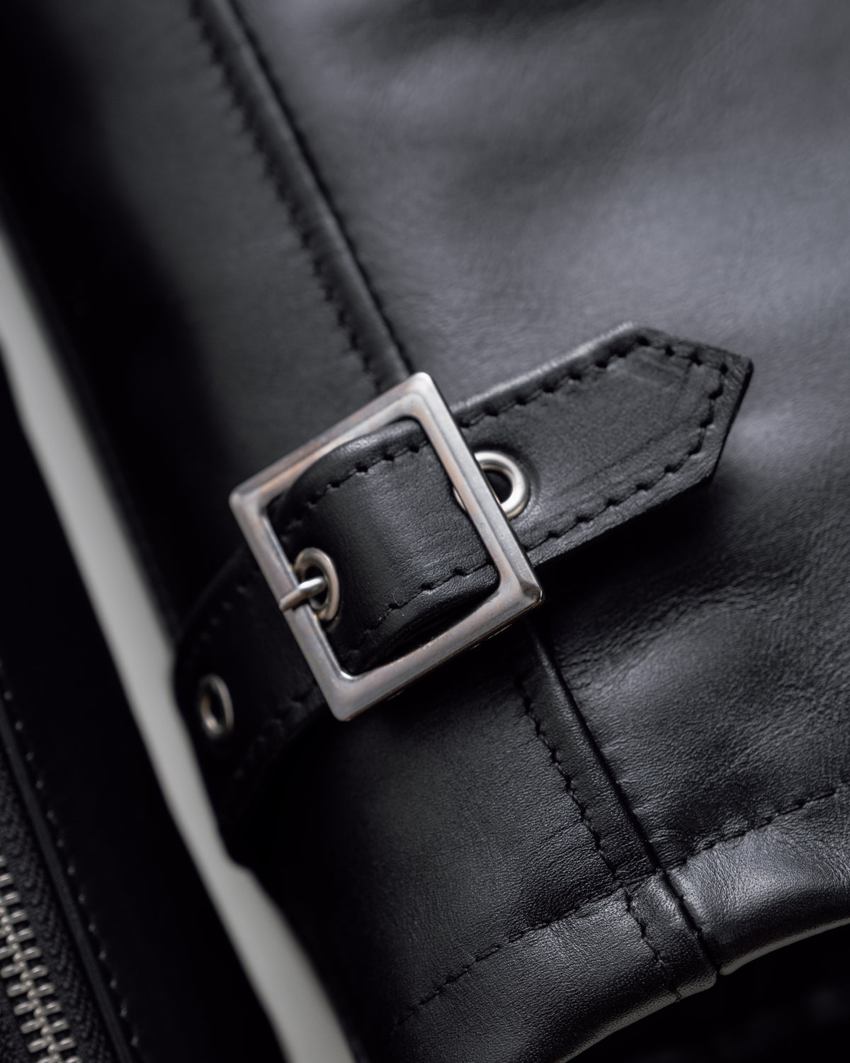 Men's Classic Black Leather Café Racer Jacket