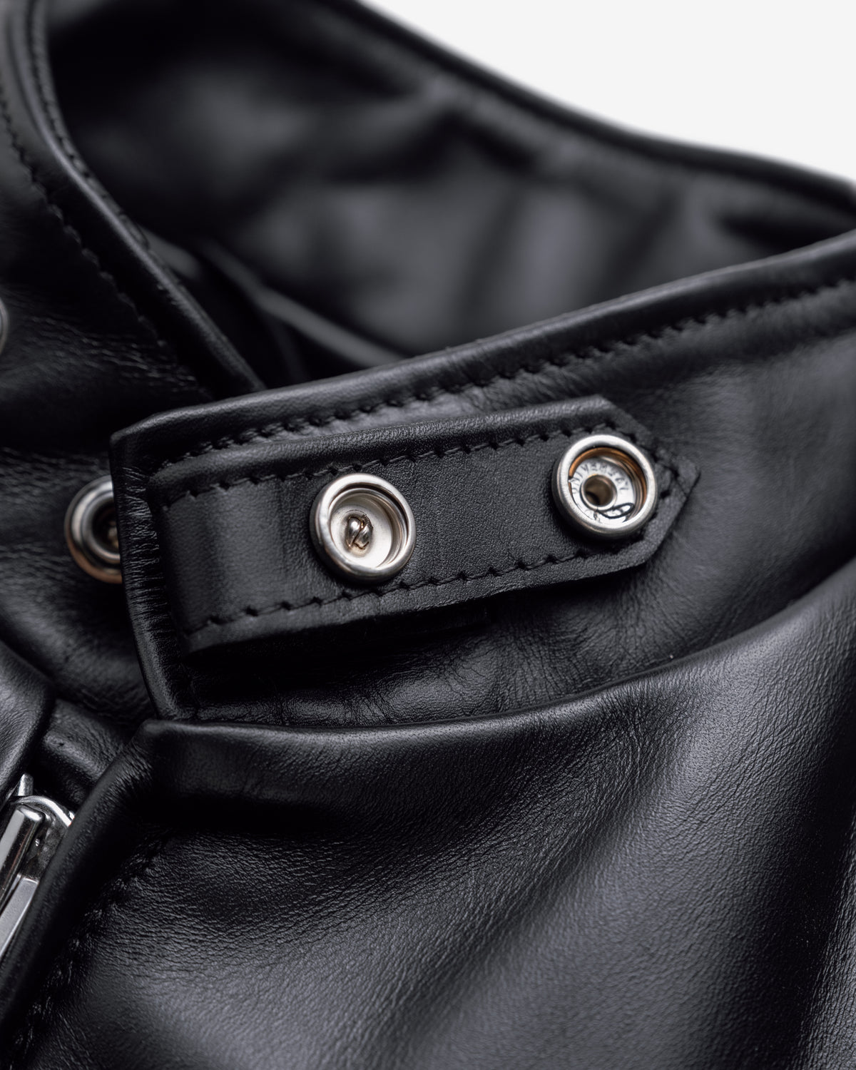 Men's Classic Black Leather Café Racer Jacket