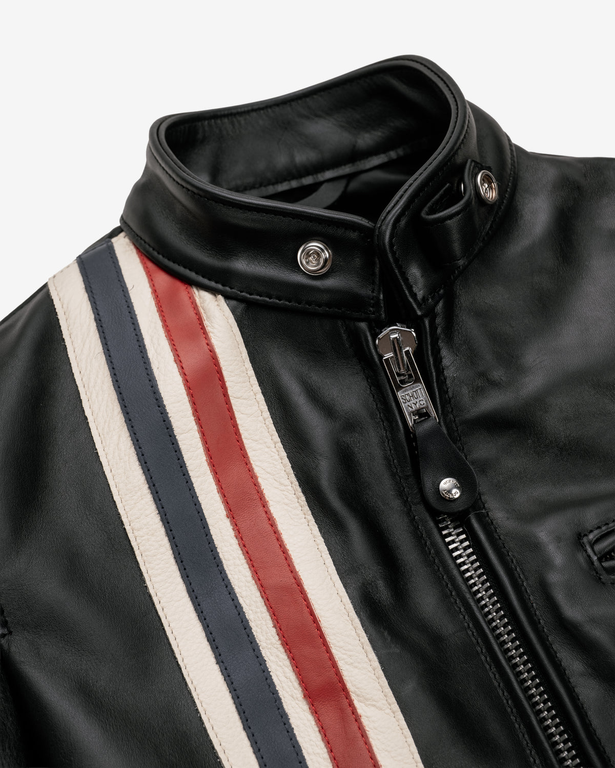 Men's Cowhide Café Racer Motorcycle Jacket