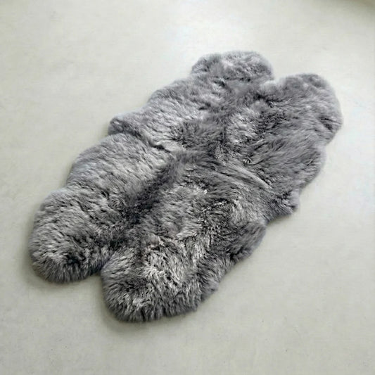 New Zealand Grey Sheepskin Rug & Throw