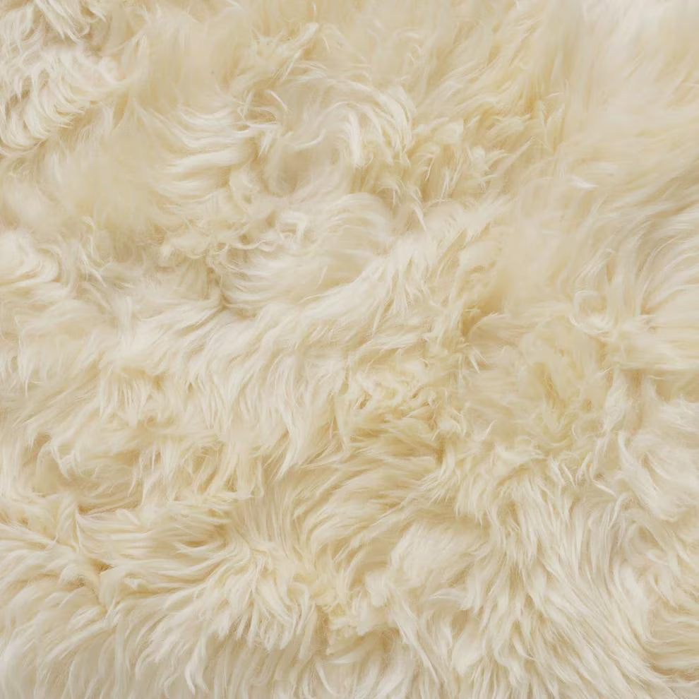 ON SALE Lite Champagne Sheepskin Rug Gift for Living Room