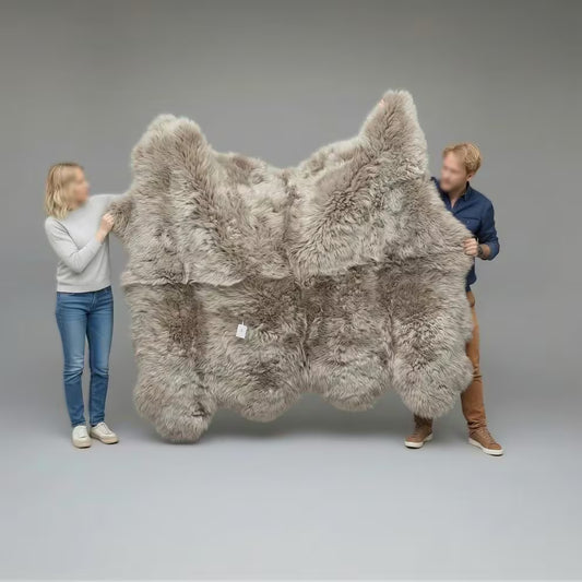 Dark Oyster Sheepskin Rug